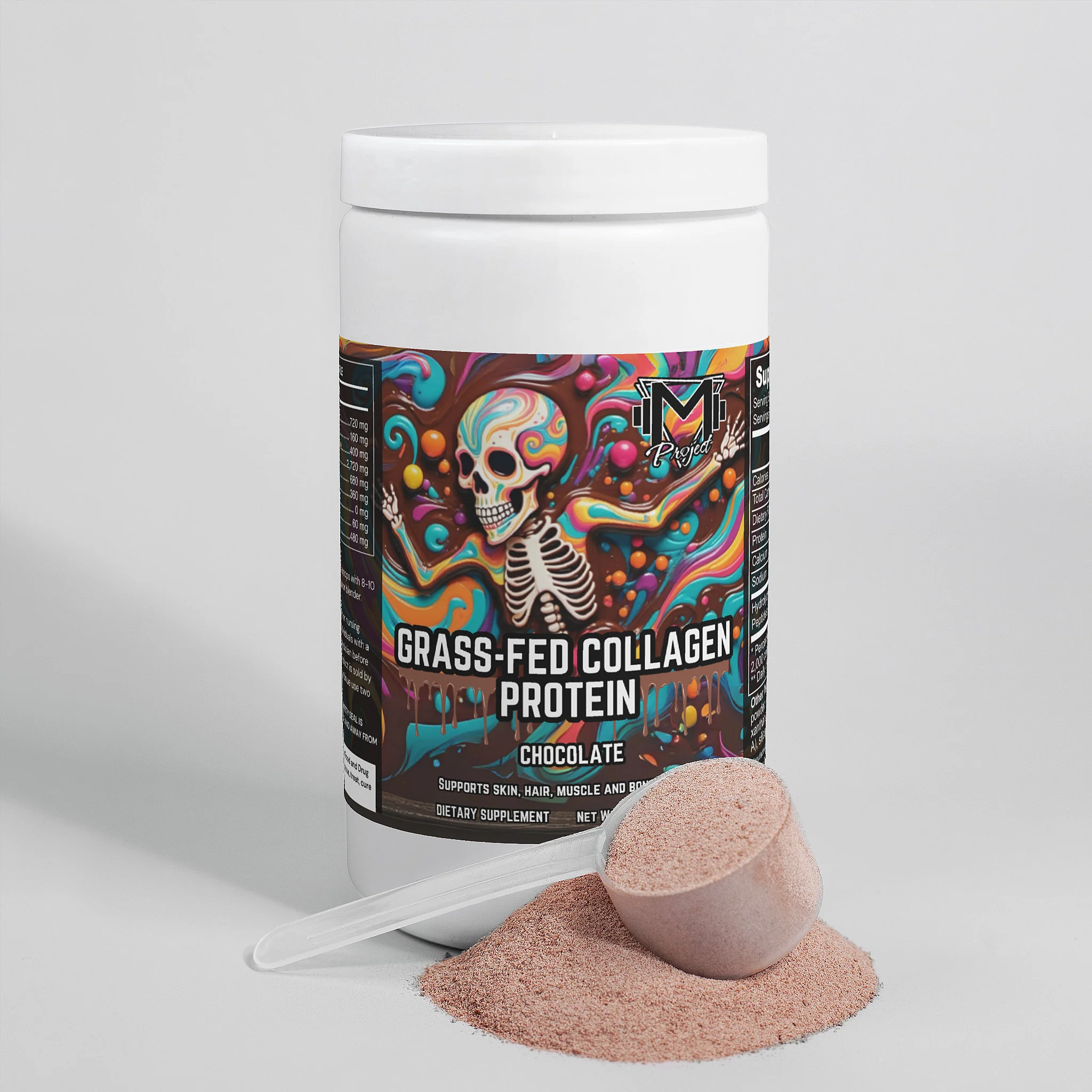 Grass-Fed Chocolate Collagen Protein by Project M - Image 3