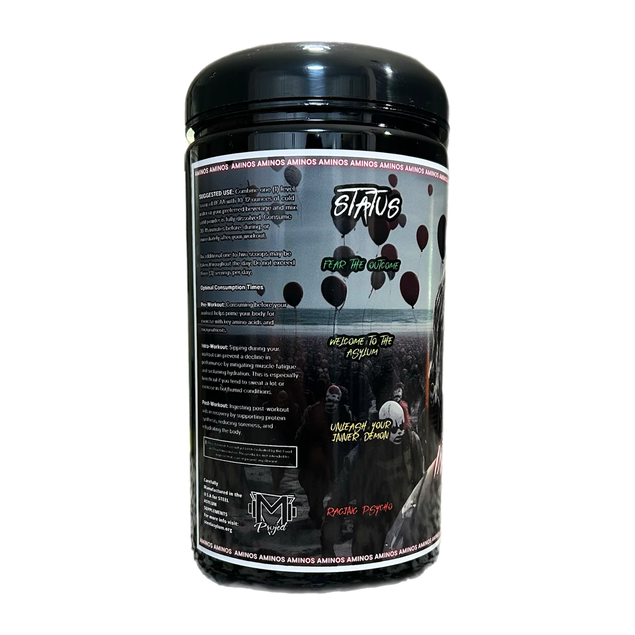 Intrusive Thoughts BCAA 30 Serving by Project M x Steel Asylum - Image 3