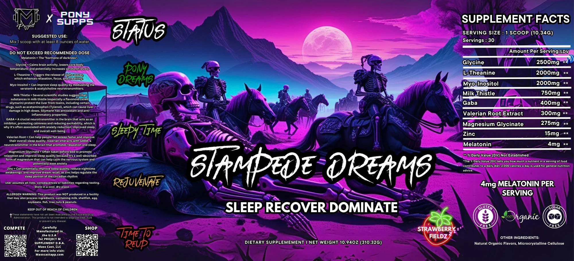 Stampede Dreams Sleep Formula by Project M - Image 3